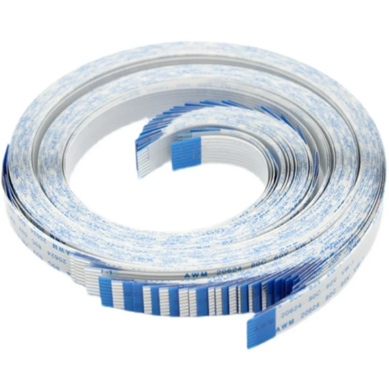 AWM 20624 80C 60V VW-1 FFC FPC Flat flexible cable 0.5MM 4 5 6 8 10 12 14 16 18 20 22 24 26 28 30 32 34 36 38 40 45 50 54 60 Pin