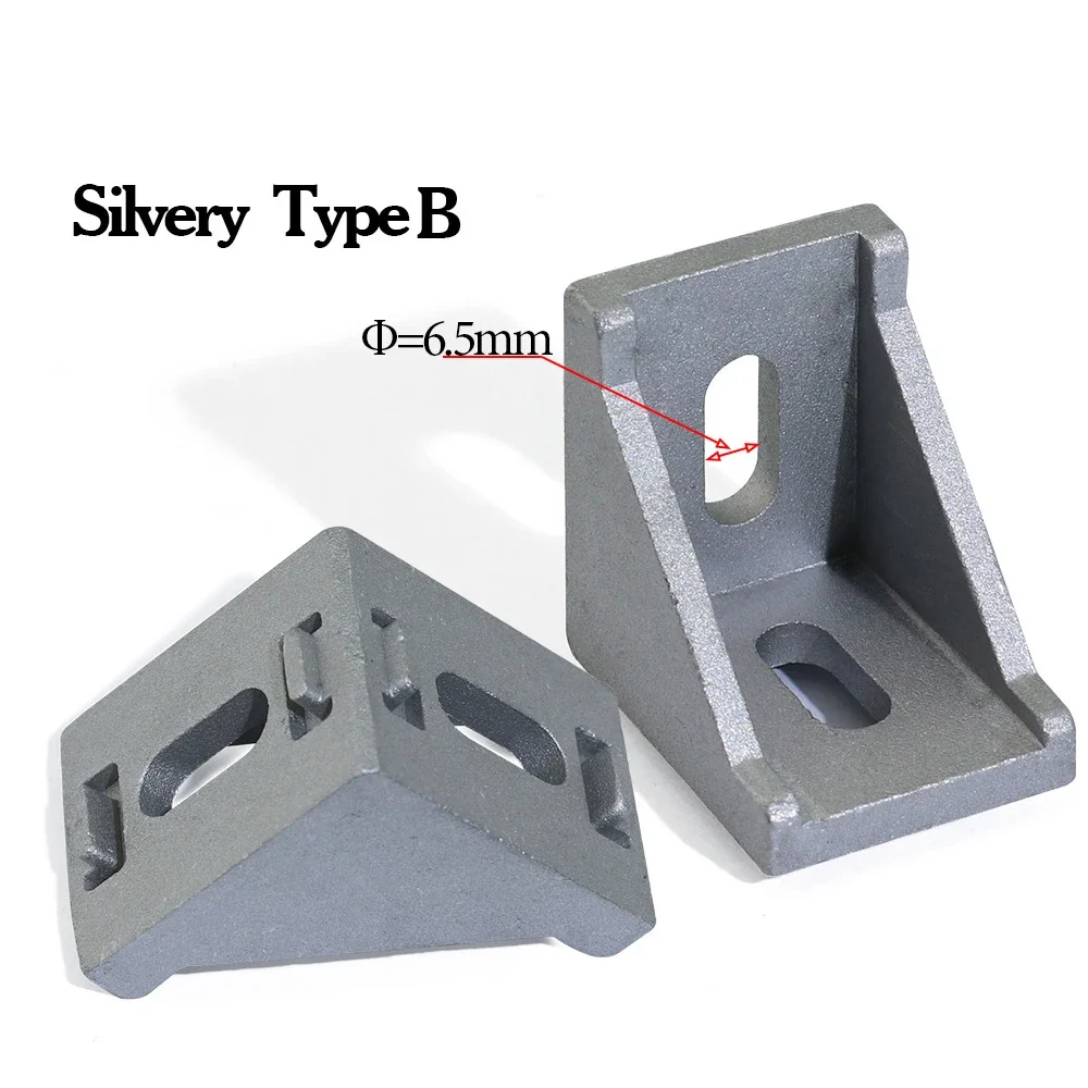 3030 Corner Fitting Angle 30x30 Decorative Brackets Aluminum Profile Accessories L Connector Fasten Connector Pack of 20