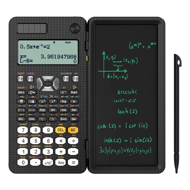 Calculadora Cientifica Solar Con Bloc De Notas Lcd 417 Funciones Calculadora Plegable Portatil Profesional Para Estudiantes 991es Actualizado