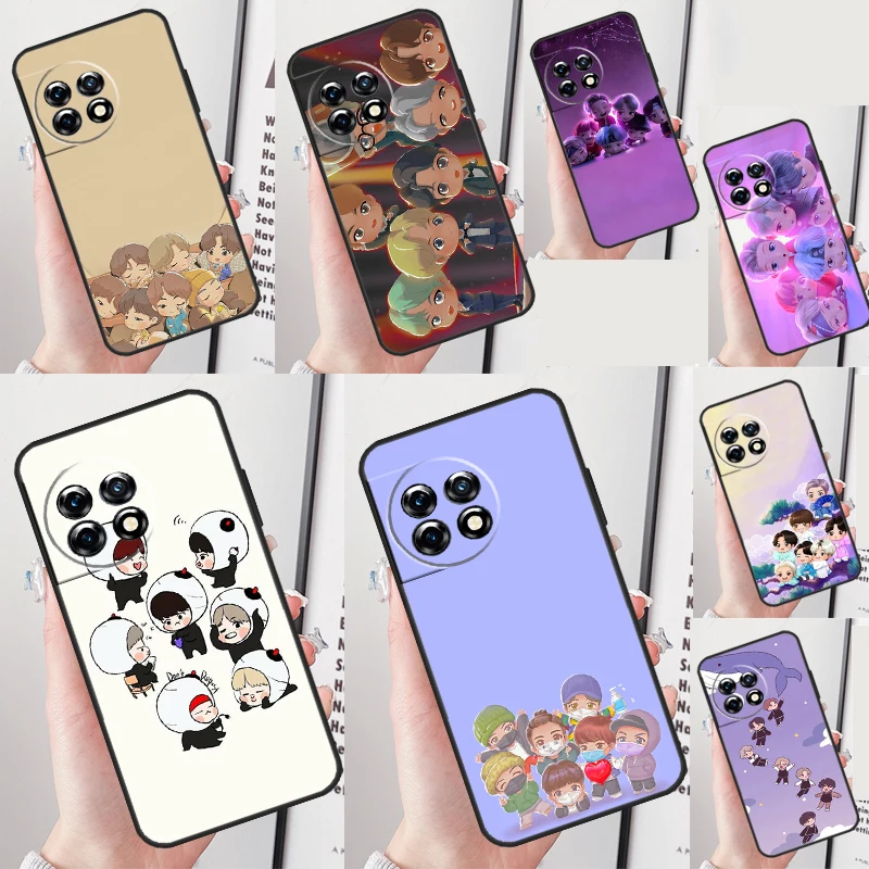 KPOP Korea Case For OnePlus Nord 3 2T CE 2 Lite N10 N20 N30 Cover For OnePlus 11 8T 10T 9RT 8 9 10 Pro