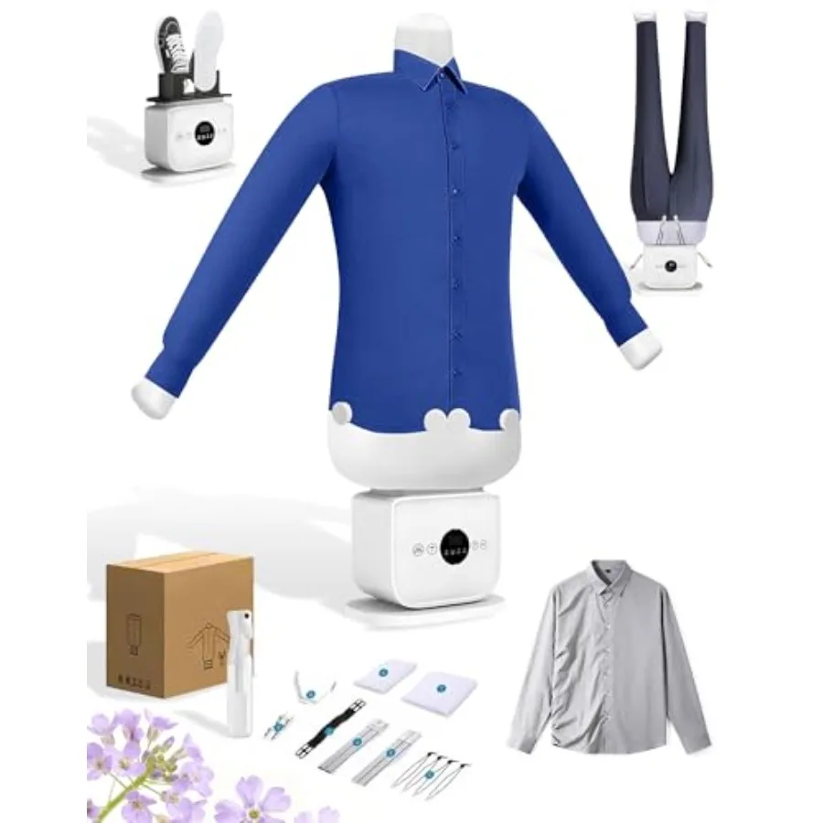 

Automatic Steam Iron 2026 Upgraded Hands-Free 3.0 2-in-1 Steam Hot Air Dryer for Shirts Pants Jackets Shoes Quick Ironing Machi