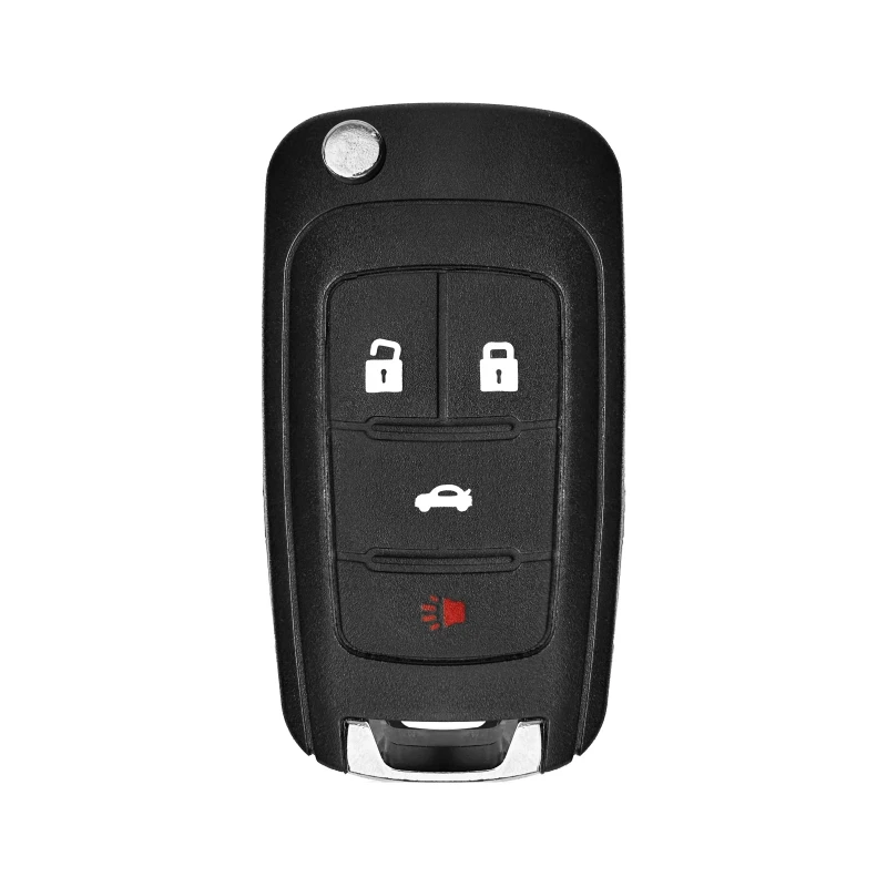 3+1 Buttons Folding Flip Remote Car Key 315Mhz/433Mhz ID46 Chip with HU100 Blade For GM Buick Chevrolet Opel Keyless Smart