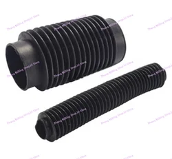 Machinery Black Rubber Flexibility Corrugated Sleeve Bellows Inner Diameter 30mm 40mm 50mm 70mm 80mm 1PC