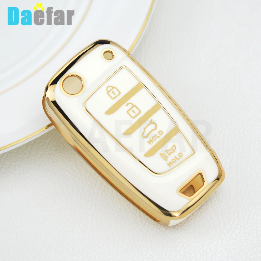 TPU Car Remote Key Cover Case For Hyundai Tucson Celesta Accent Creta Kona Elantra Solaris I30 I35 I40 Ix35 Sonata SantaFe Verna