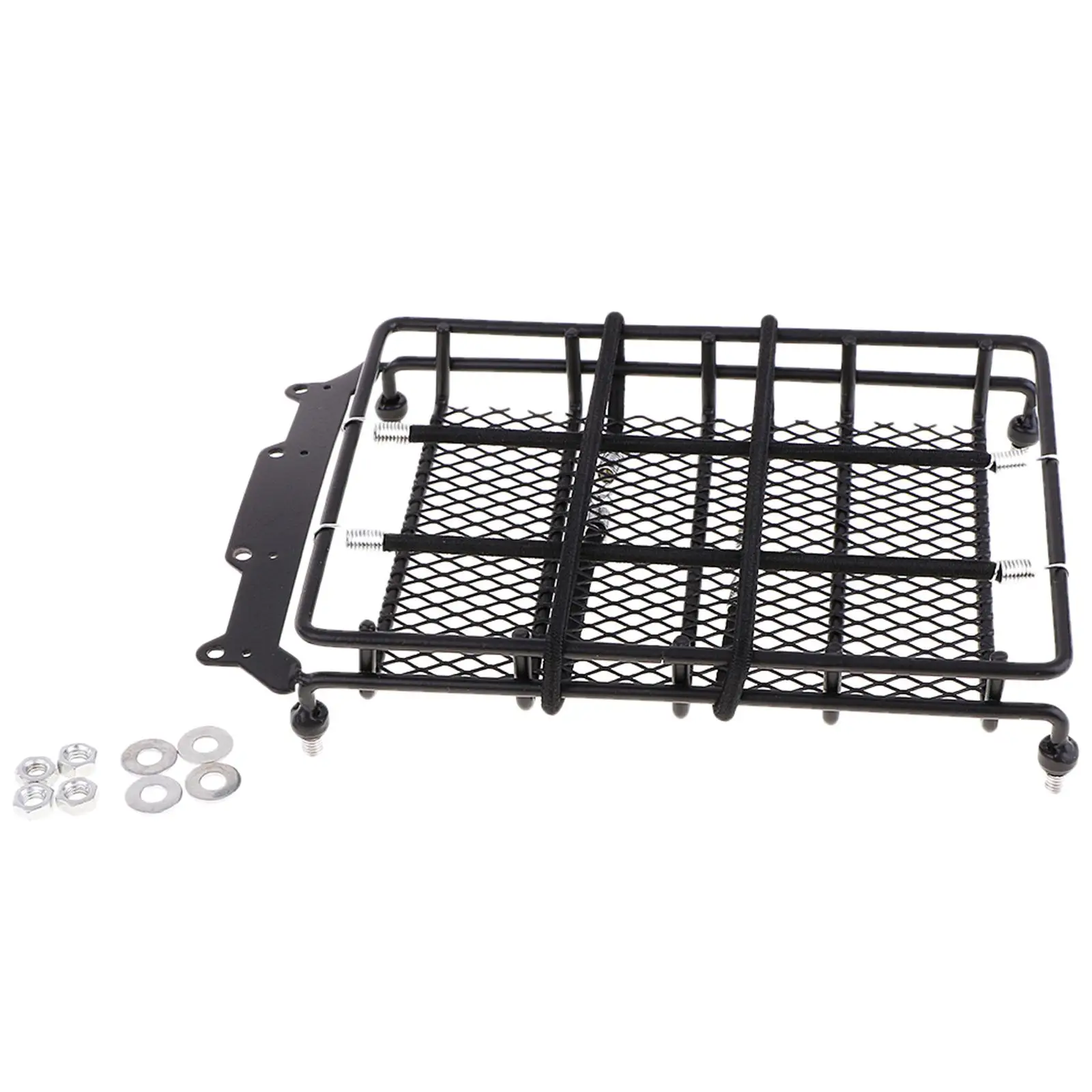 1:10 Roof Rack Luggage Carrier with Rope Cord for 1/8 RC Rock Crawler