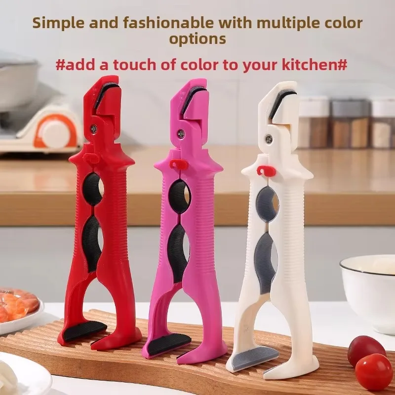 3-in-1 Anti-Scald Bowl Clip, Non-Slip Kitchen Plate Tongs, Steamed Dish Heat-Resistant Tray Lifter
