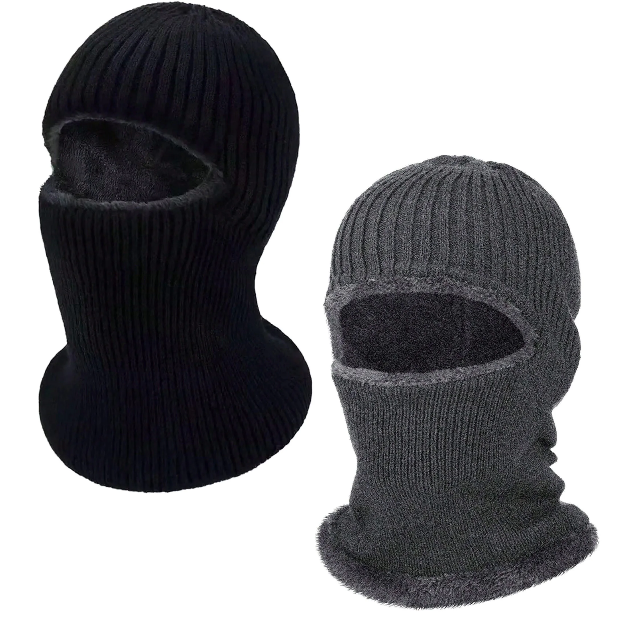 

1PC Unisex Winter Ski Beanie & Face Cover – Wool-Blend Windproof Warm for Skiing/Snowboarding