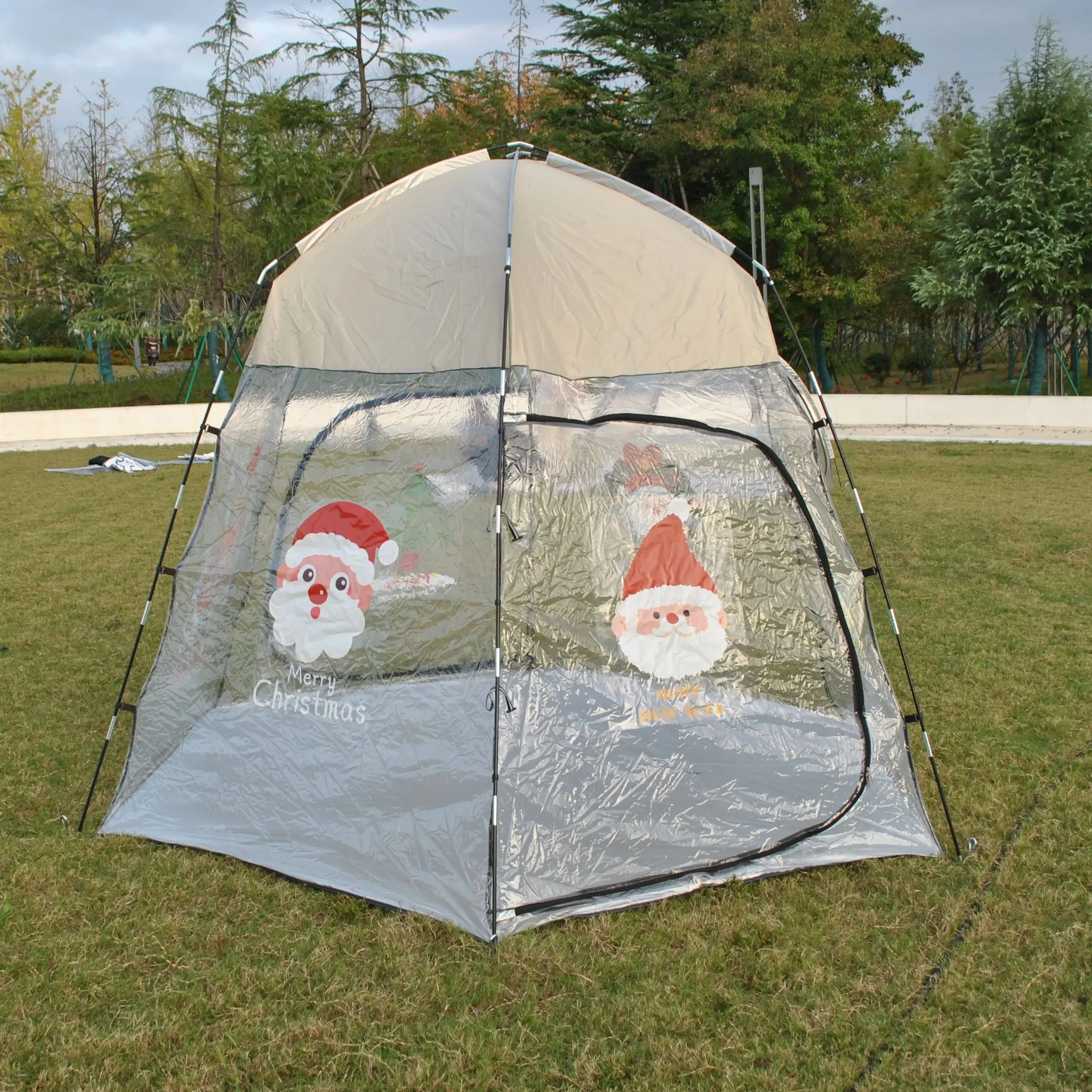 

Clear Tent, Outdoor Weather Tent, Winter tent for sports Winter Wonderland Tent: DIY Your Outdoor Christmas Retreat No Stickers