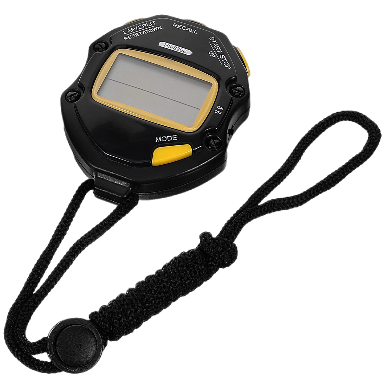 

Electronic Handheld Stop Watch Timer Digital Sports Timer Refined Birthday Gift Sturdy Shockproof Portable Fitness