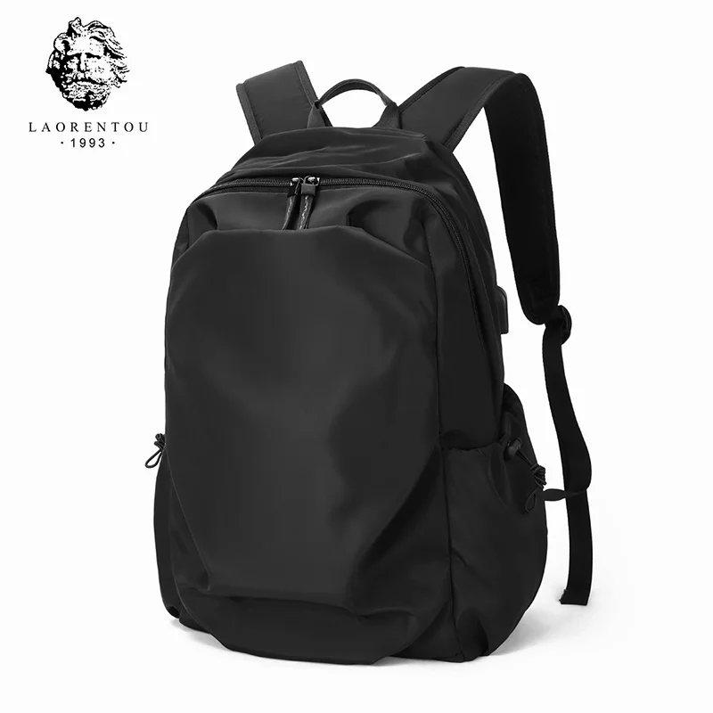 

LAORENTOU Men's Laptop Backpacks Canvas Backpack for Men Women Travel Backpack Bookbag Lightweight