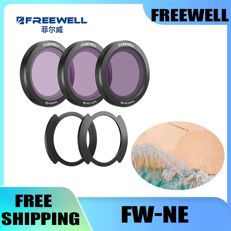 

Freewell Drone Magnetic Filters Set Bright Day ND8PL/ND16PL/ND32PL ND Filter Compatible DJI Neo Lens Kit for Drone Accessories