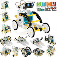 Solar Series Boy Toys Robot Technology Kits Educational Toys Montessori Solar Robot For Children Toy STEM High Tech Science kids