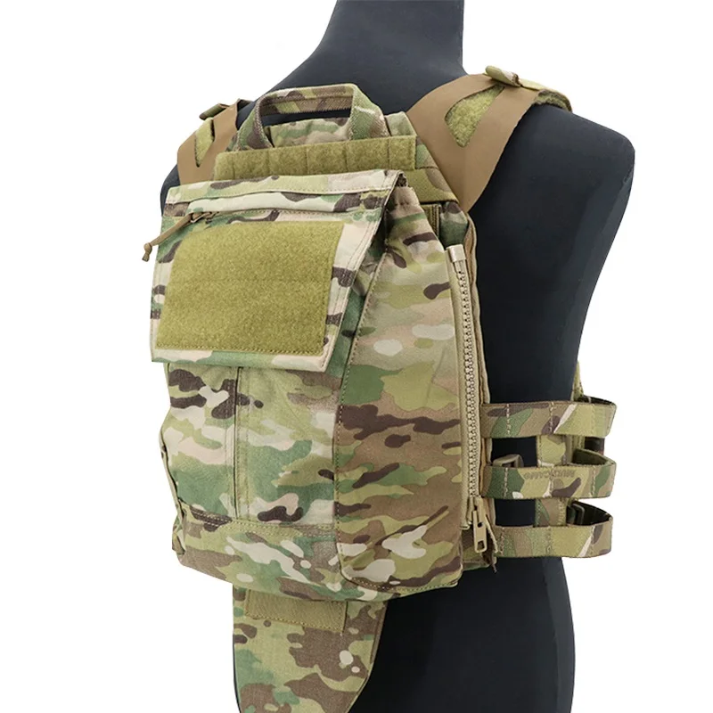 Outdoor Sports Attack PACK Panel 1.0 Small Book Bag Elastic Backboard Bag Tactical Hunting Training Vest  Attachment Pack