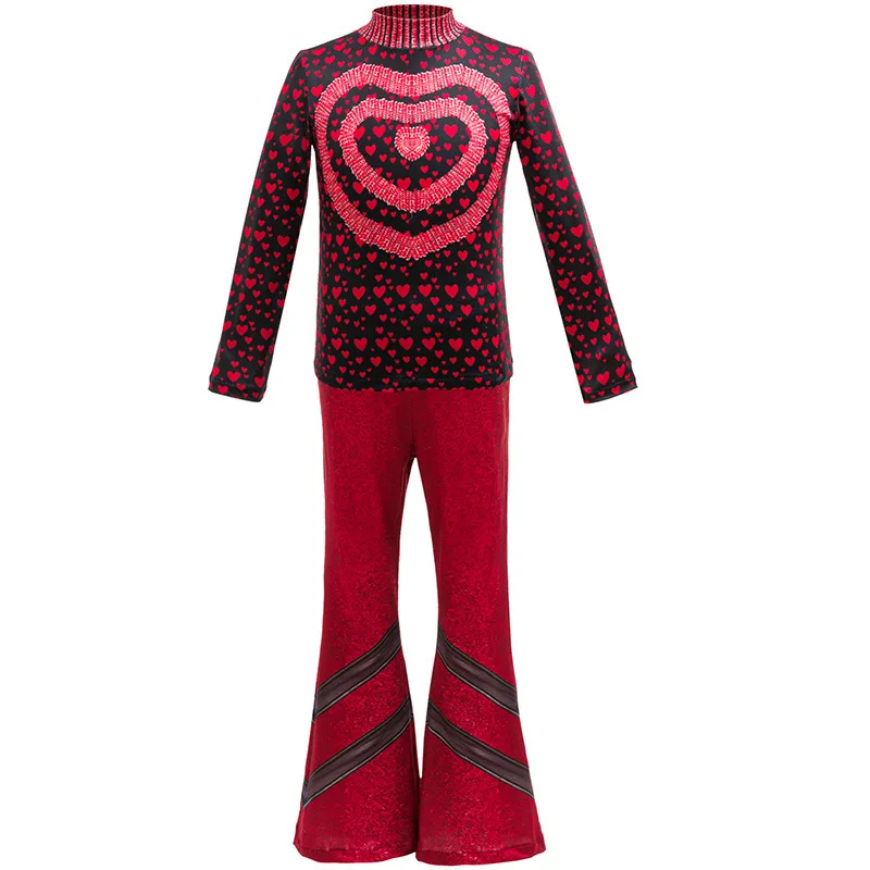 Neues Descendants Queen of Hearts Cosplay Kleines Rotes Prinzessinnenkostüm Halloween-Verkleidung Weihnachts-Performance-Kostüm – Detail 9