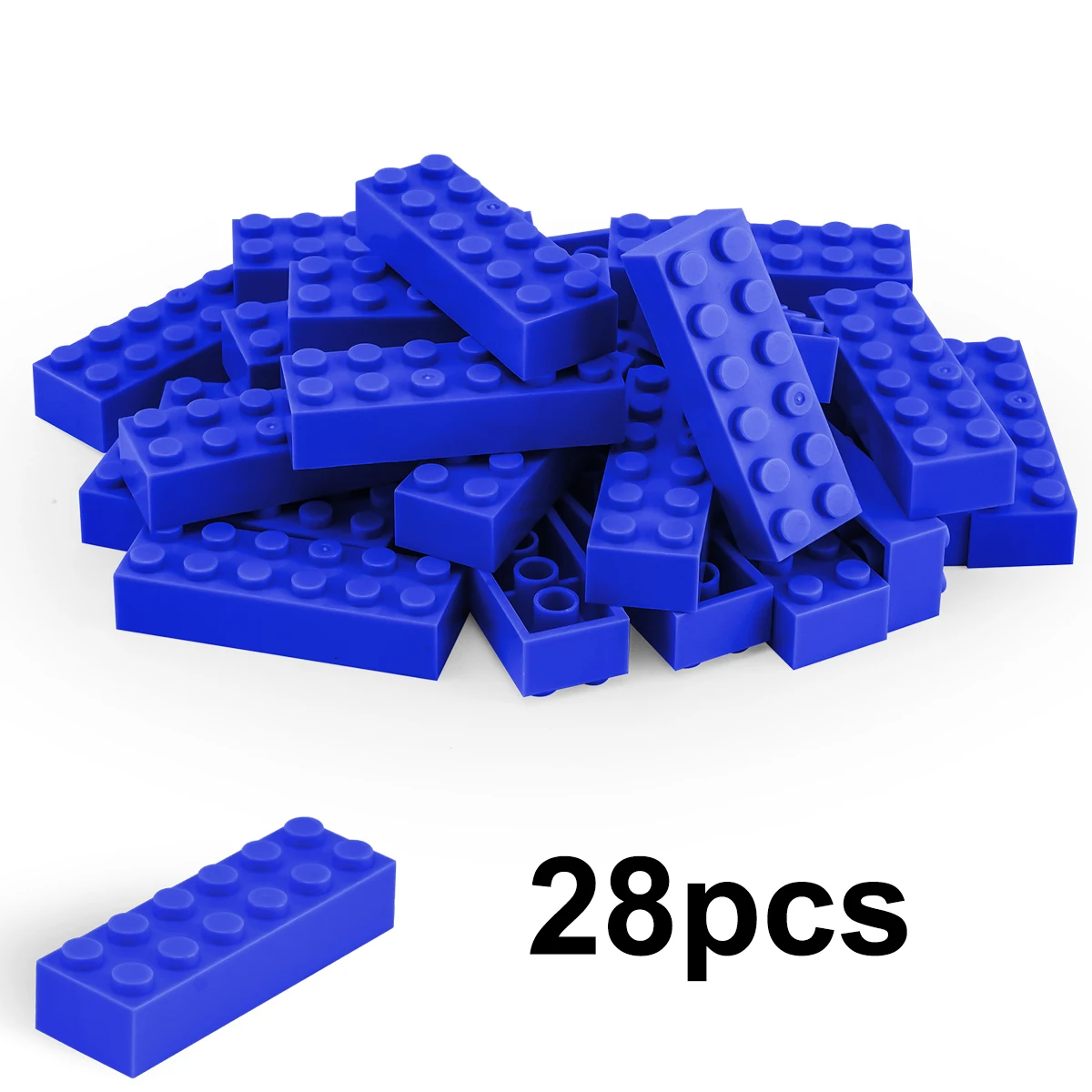 100g 2x6 high brickBuilding Blocks Thick FiguresBricks Dots Educational Creative SizeCompatible With  Plastic Toys forChildren