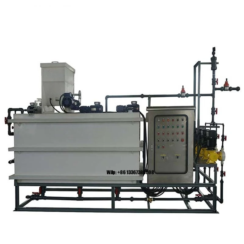 Treatment Polymer Powder Dispensing Dissolver Dissolving Dosing Machine Mixing tank Unit with Agitator