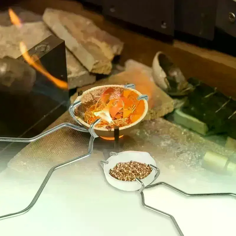 5g-200g High Temperature Quartz Bowl Crucible Furnace Melting Casting Refining Golden Silver Jewelry Tools