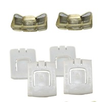 2/4/6Sets Seat Slide Slider Groove Sliding Tooth Buckle For Volkswagen GOLF MK1 MK2 MK3 Seats Slide Slider Guide Fastener