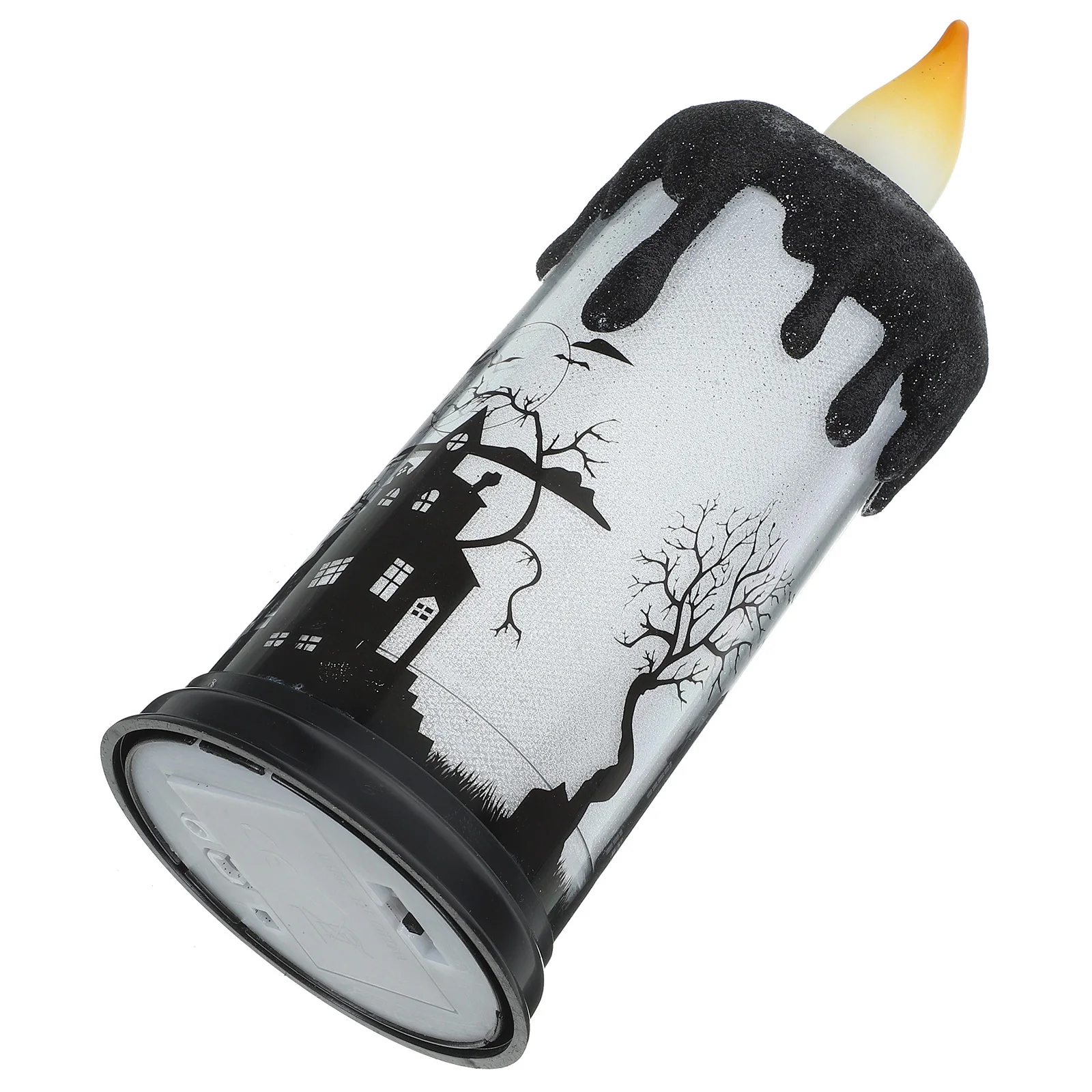 1 pz luce elettronica a LED senza fiamma alimentata per feste di Halloween lampada luminosa decorativa luce notturna per interni