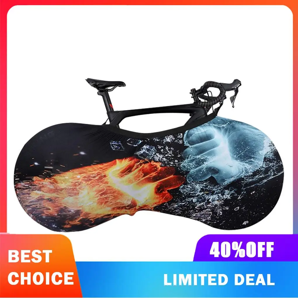 

Защитный чехол для велосипеда с защитой от царапин и пыли, инновационное регулируемое оборудование для защиты рамы и колес велосипеда