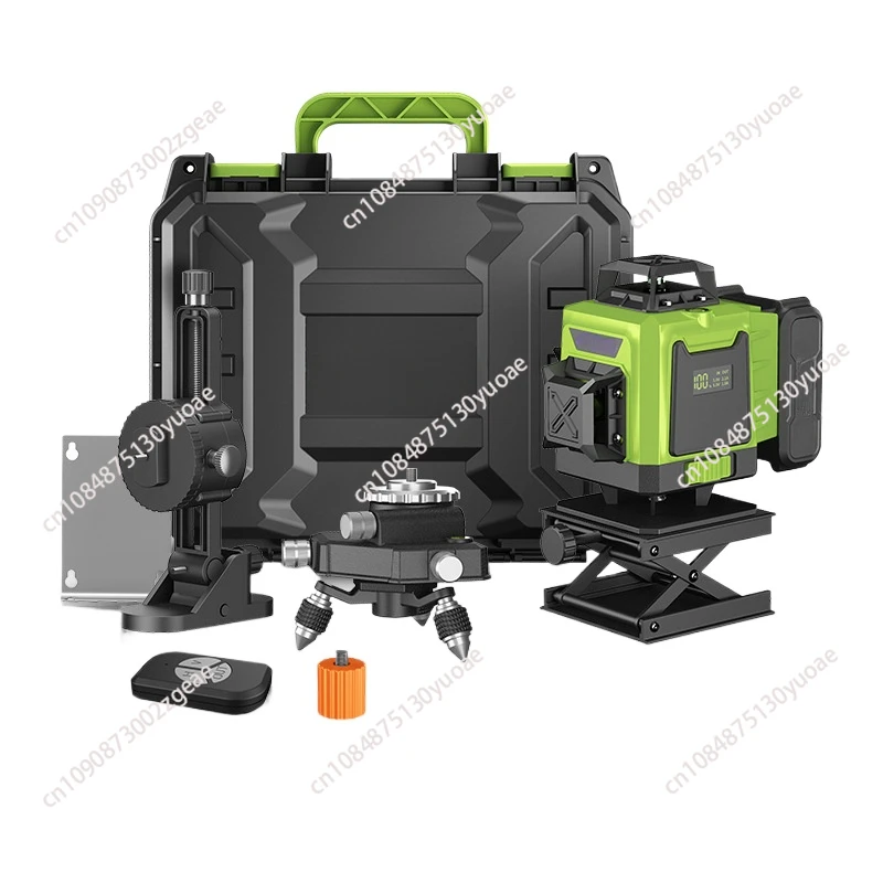 Horizontal and Vertical Laser Level with Remote Control, 3D, 4D, 12, 16 Lines, 8 Lines, 360 ° Self-leveling Laser Levels