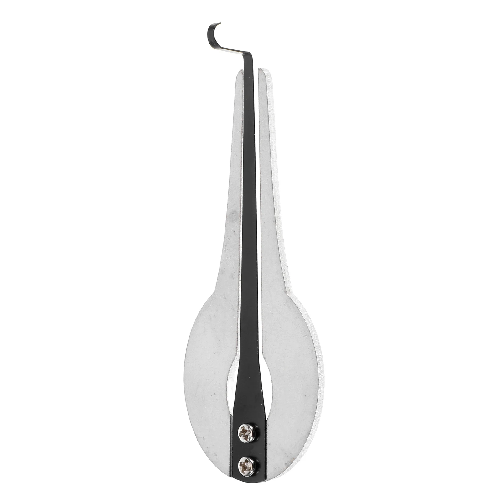 Arpa de boca rusa redonda portátil hecha a mano para principiantes instrumento popular tradicional sonido único diseño compacto plata