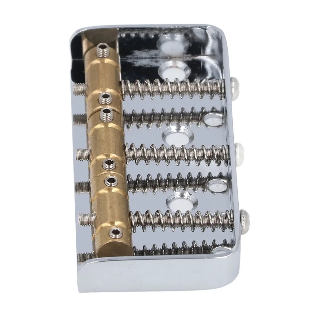 3-Saddle Electric Guitar Bridge Metal Silver Color Guitar Replacement Parts For TL guitar bridge base plate