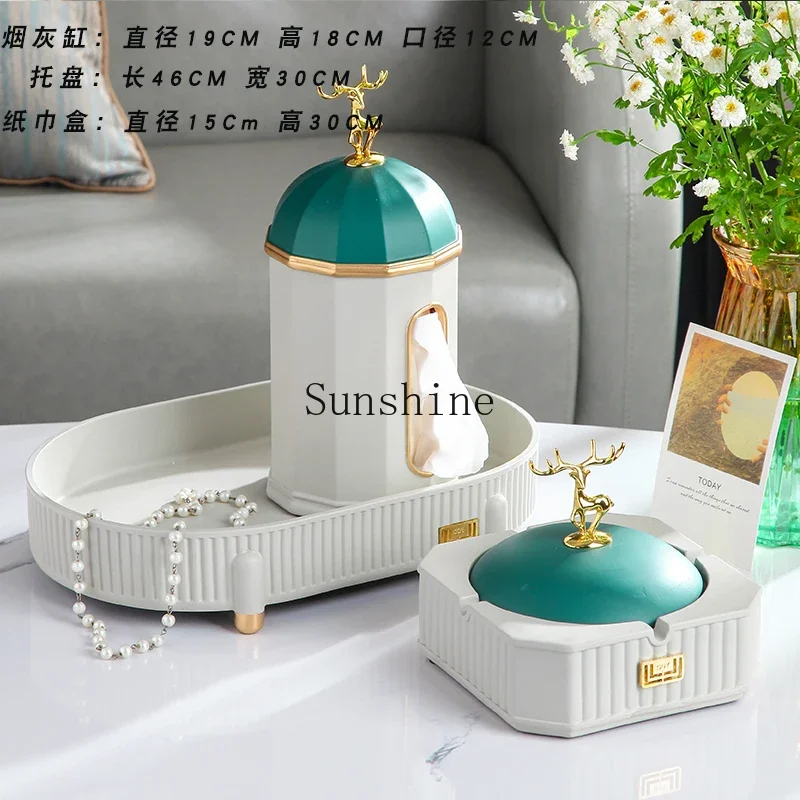 American modern style tissue box creative living room coffee table ornament dining table pumping carton