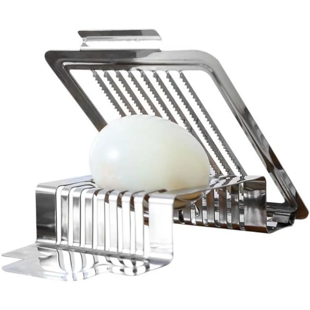 Egg Slicer Cutter Hard Boiled Multipurpose Cutter Mini Manual Slicer Egg Ham Mushroom Strawberry Soft Fruit