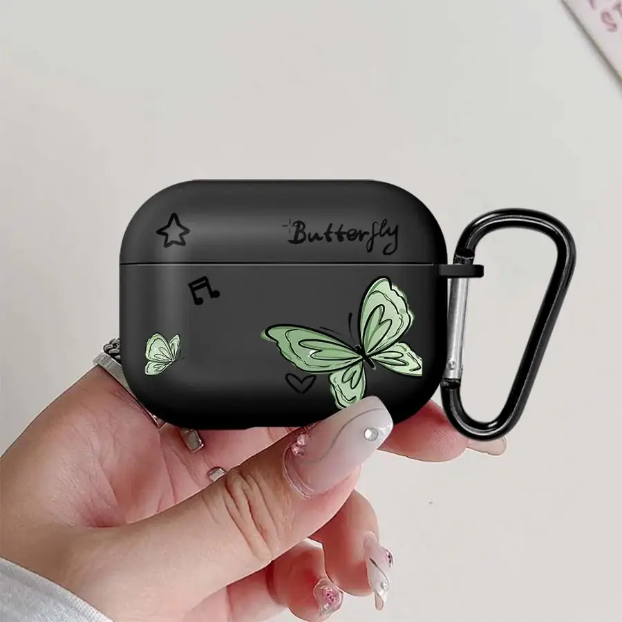 

Cartoon Butterfly Case For Airpods Pro2 Pro 4 3 1 Pro3 2 Earphone Cases Cover