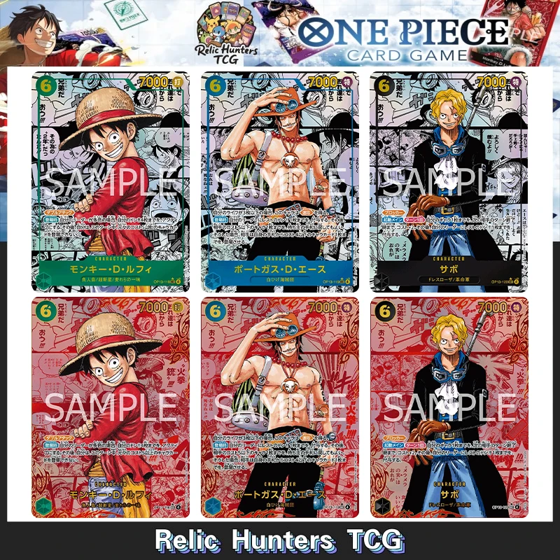 

ONE PIECE OPCG Card Луффи Нами Роджер Teach Toys DIY Хобби Коллекционные игры Коллекция аниме карты английский/японский