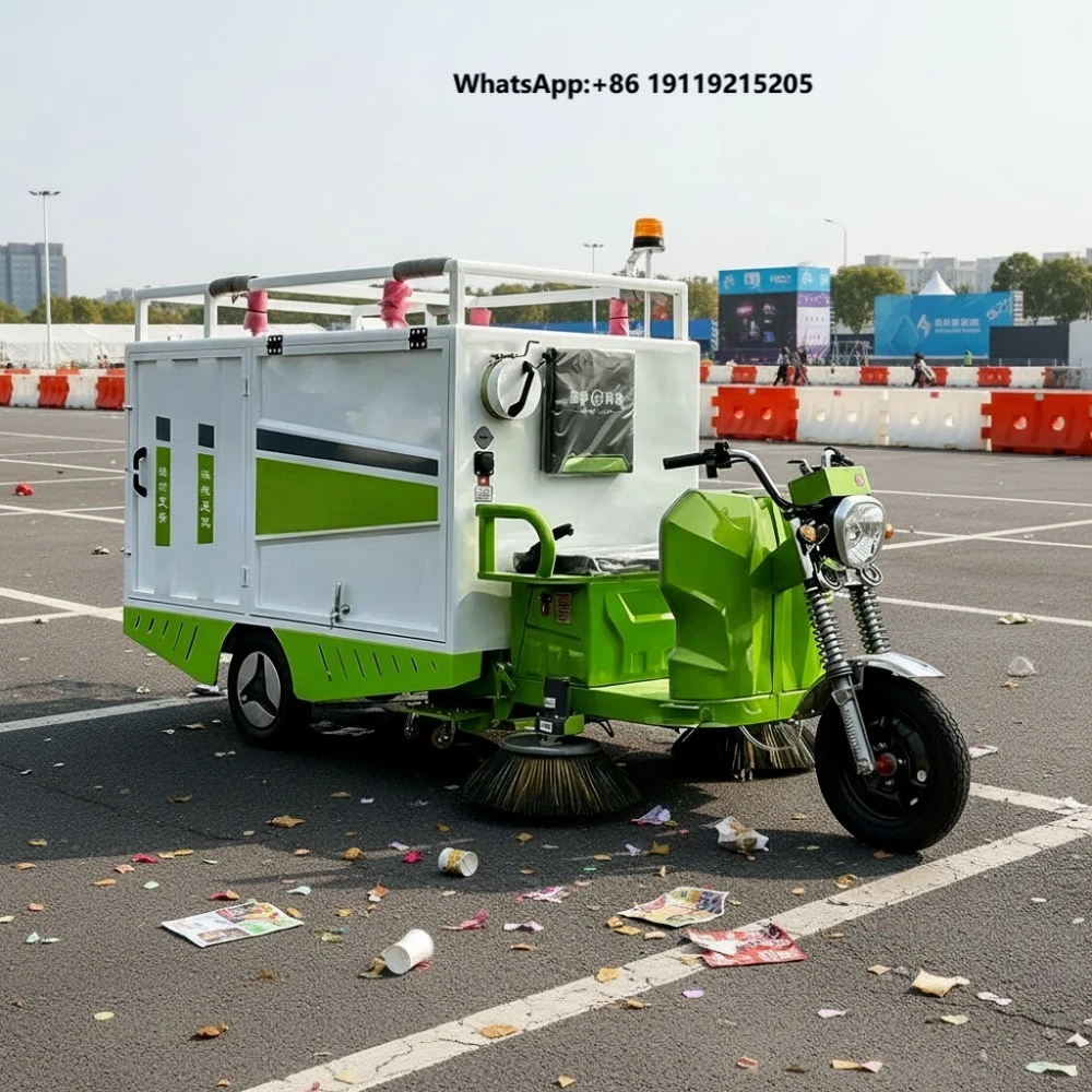 Leaf Collector Tricycle Strong Section Leaf Collection Vehicle for Street Urban & Park