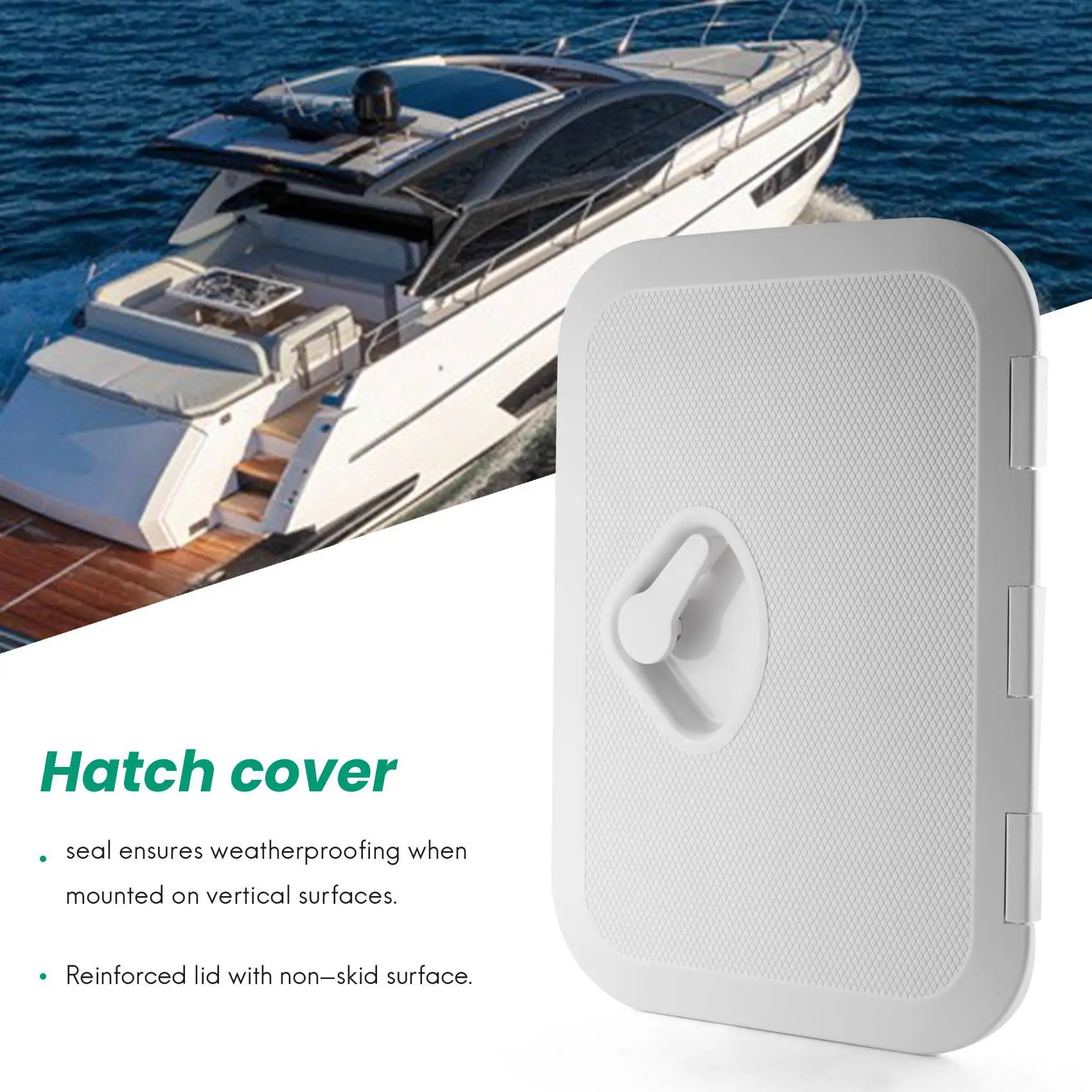 

270 х 375 мм пластиковая антивозрастная ультрафиолетовая белая палуба морской люк палуба доступ люк лодочные люки инспекционная крышка яхты RV