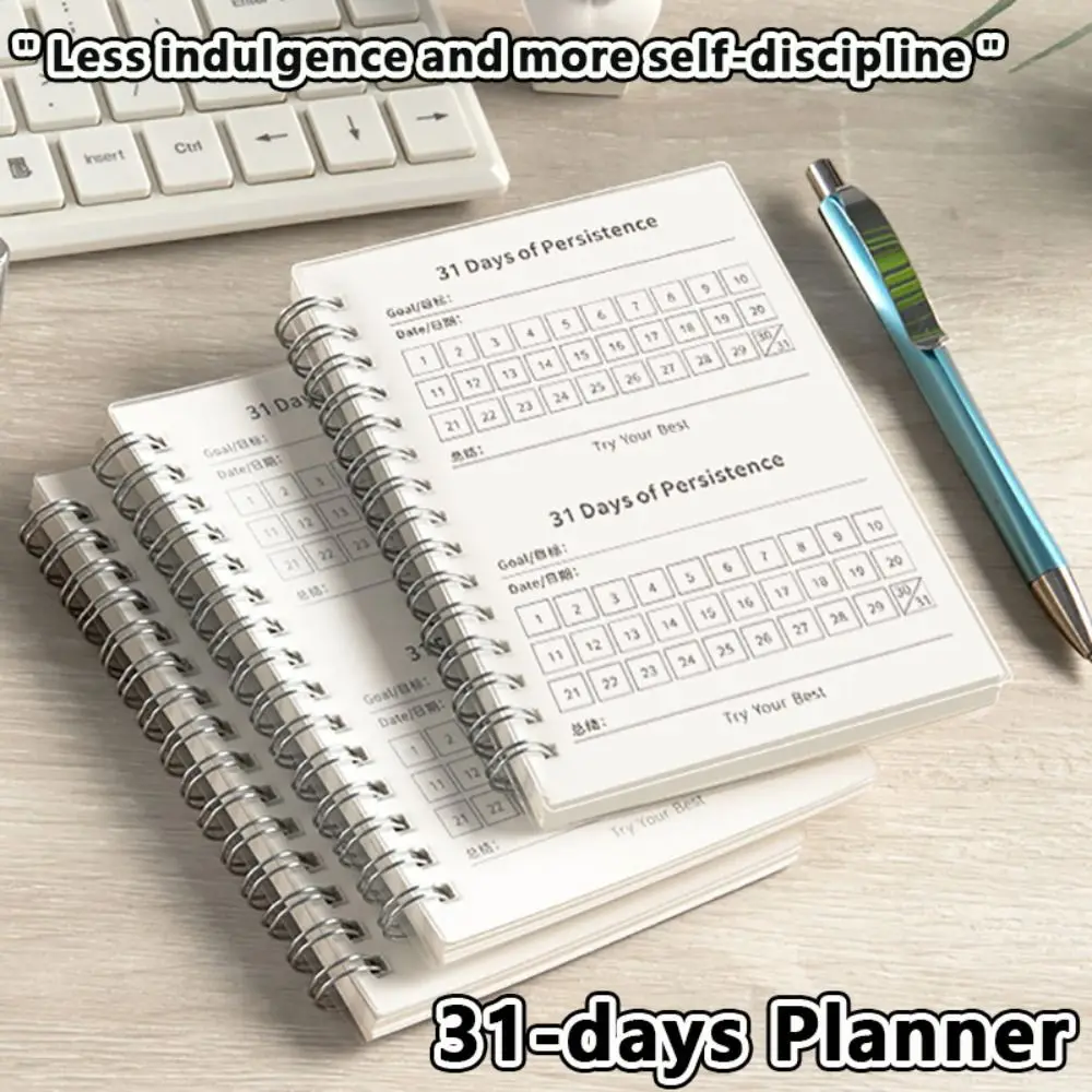 Compact A6 Self-discipline Check-in Notebook Student Specific Self-discipline Check-in Schedule Notepad To Do List Memo Learning
