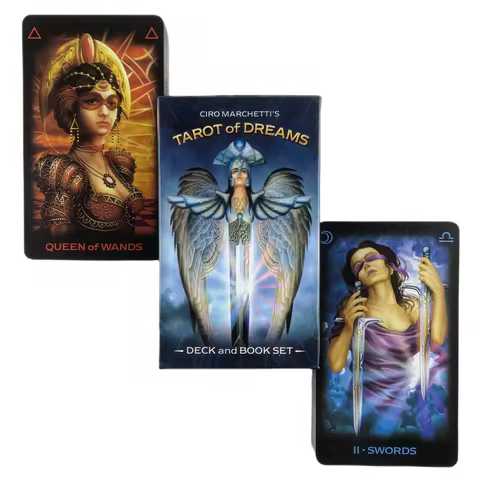 Tarots of Dreams Full English 83 Cards Deck Oracle Playing Card Divination Game D0LB