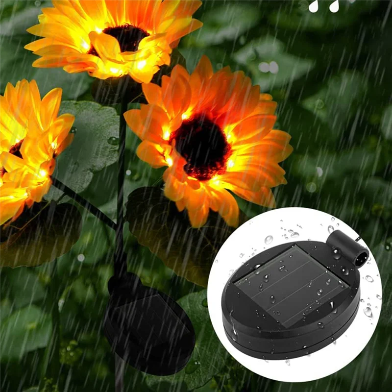 4 حزم الشمسية LED ضوء استبدال الجزء العلوي لوحة ، لوحة للطاقة الشمسية فانوس غطاء المصباح الكهربائي الملحقات صندوق بطارية