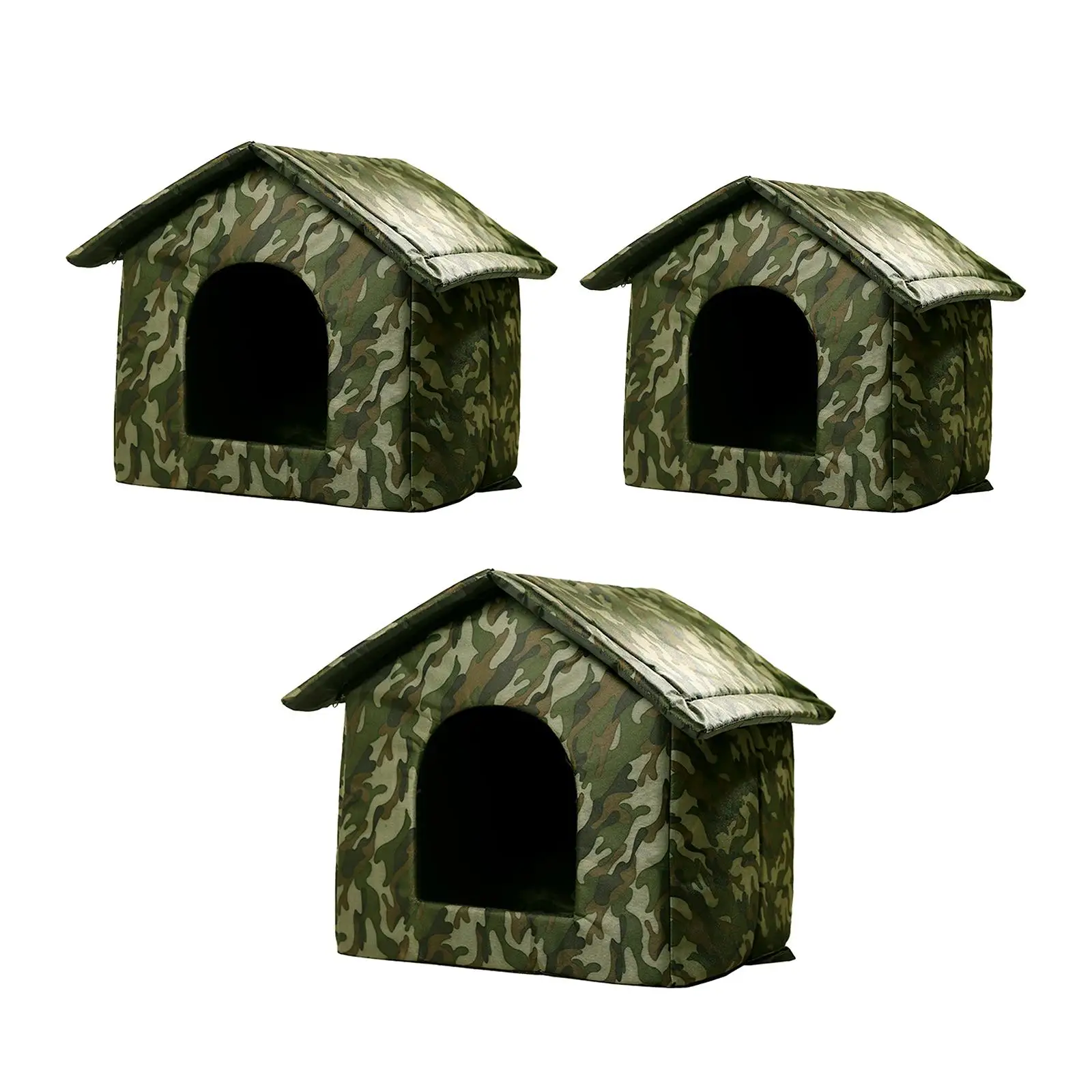 Homeless Pet Tent Waterproof Durable Windproof Outdoor Folding Dog Kennels for Cat Dog Kitten Indoors Outdoors Puppy Camping