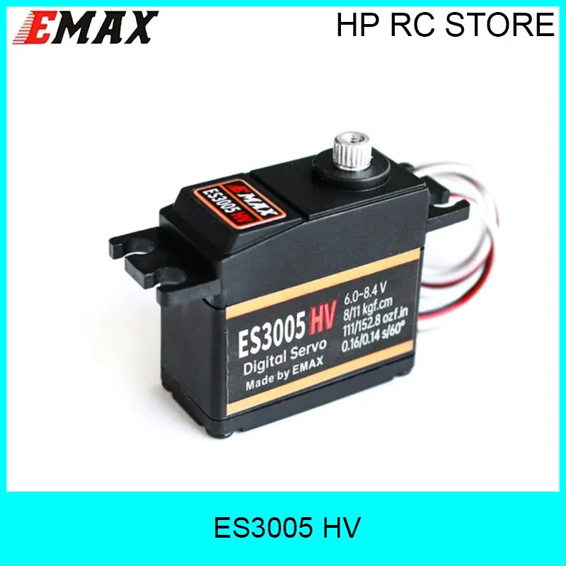 EMAX ES3005HV High Voltage Digital Servo 43g 23T Metal Gear 11kg Torque for RC Plane FPV Drone RC Car