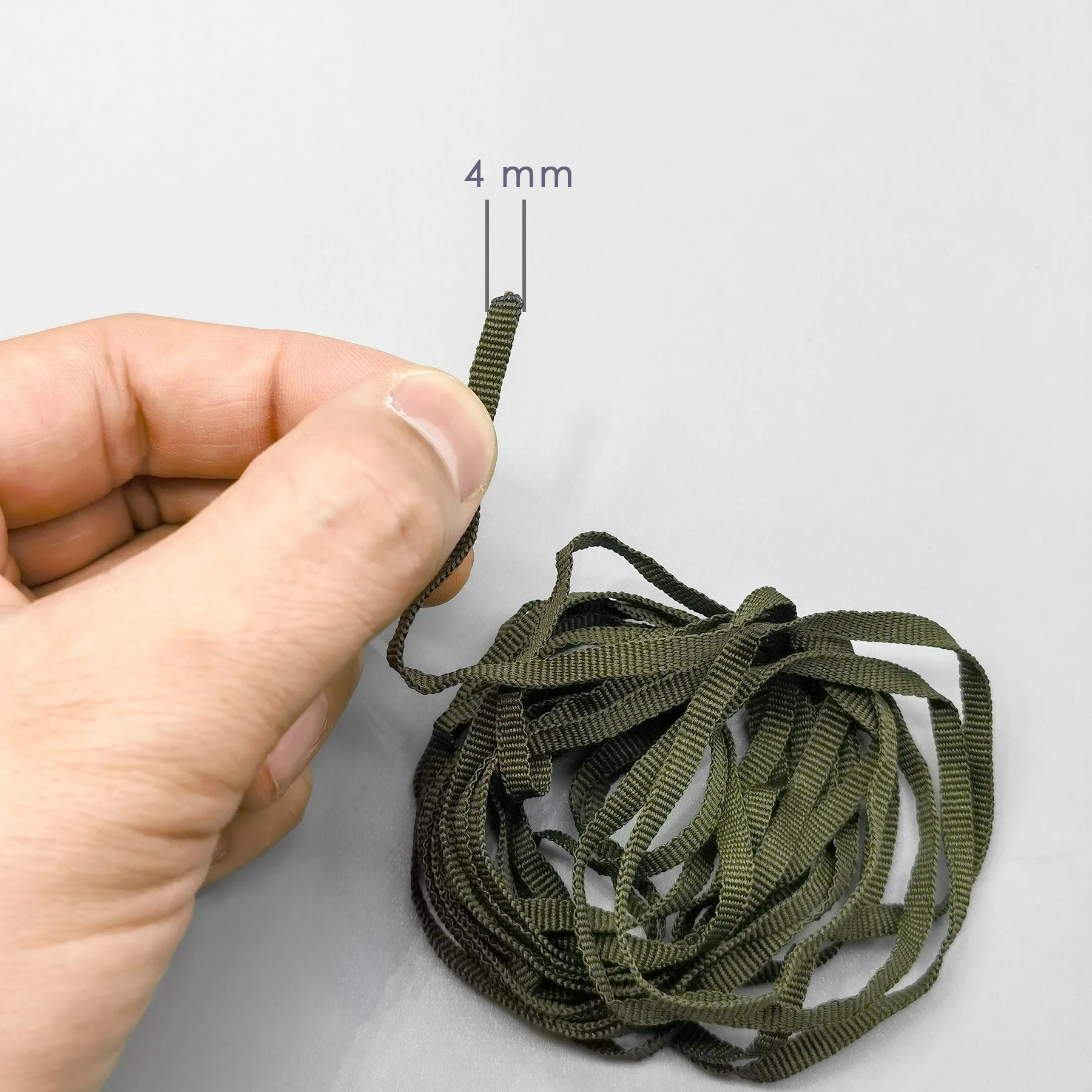 4 mm, 1/6-Modell, Puppen-Szenenzubehör, Waffenriemen, Fesselseil, Schnalle, 4 mm Durchmesser, Gurtband für 12-Zoll-Actionfiguren, weibliche und männliche Soldaten. – Detail 3