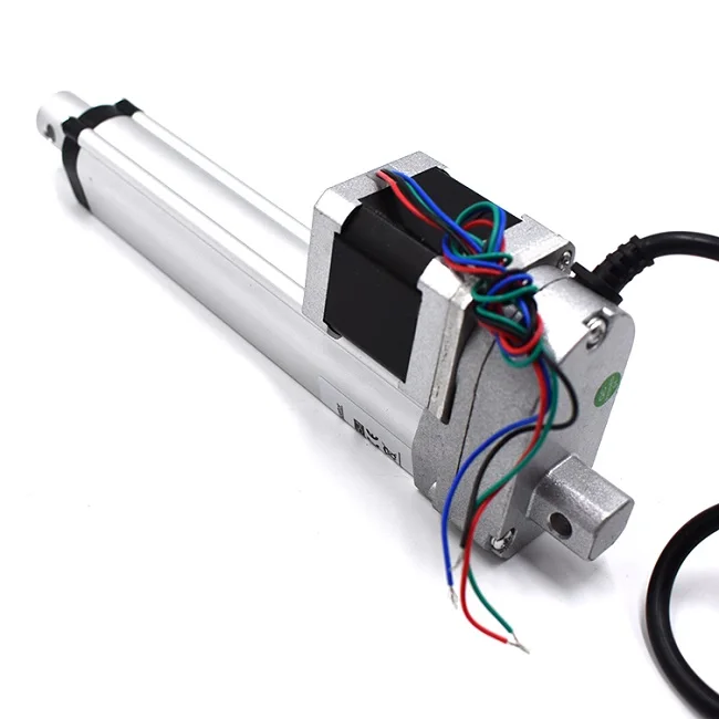 Miniature Electric Brush Permanent Magnet Waterproof Linear Actuator 12V 24V DC Stepper Motor