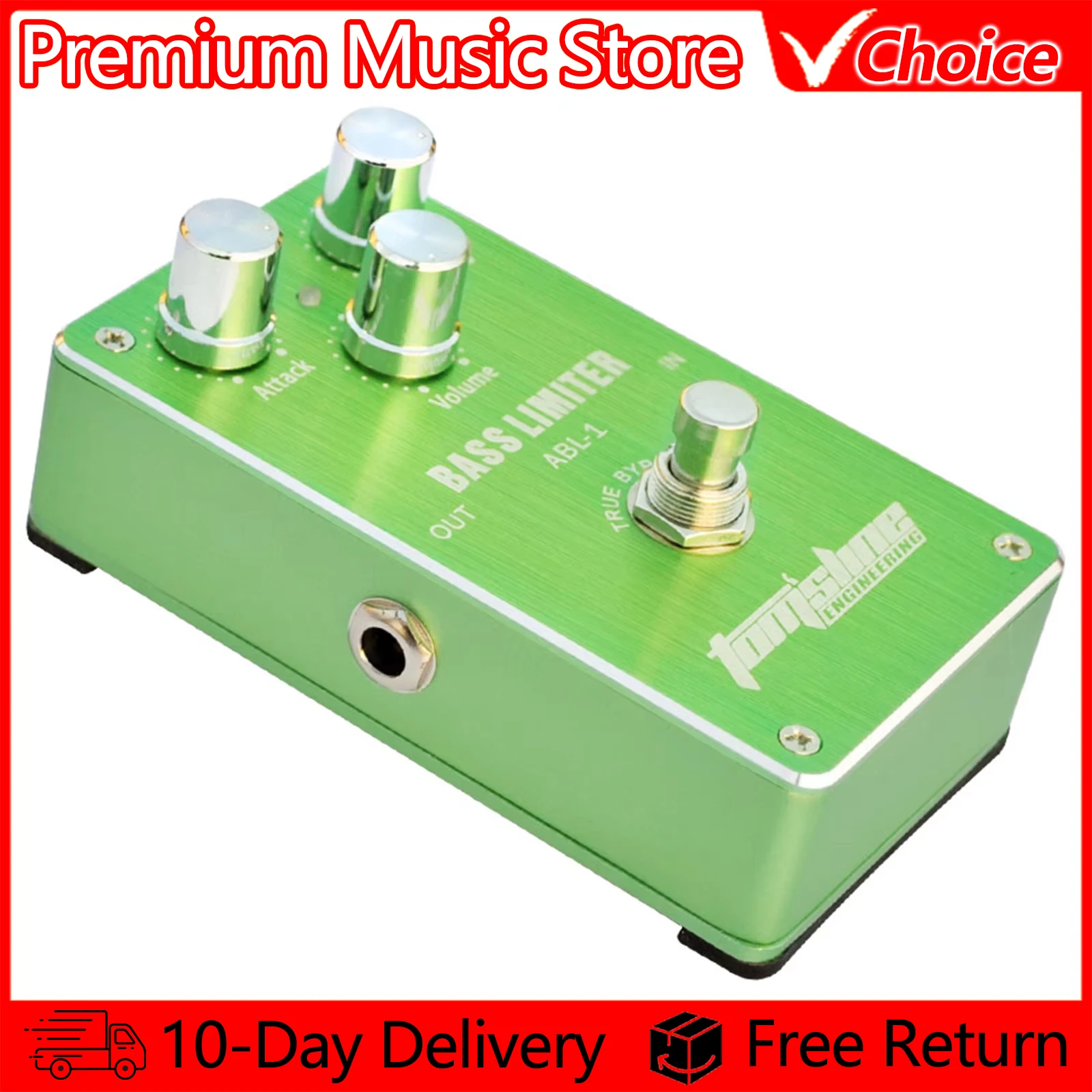 AROMA Guitar Pedal ABL-1 Bass Limiter Bass Compressor Effect Reduce Redundant Dynamic Balance Output True Bypass Effects Pedal