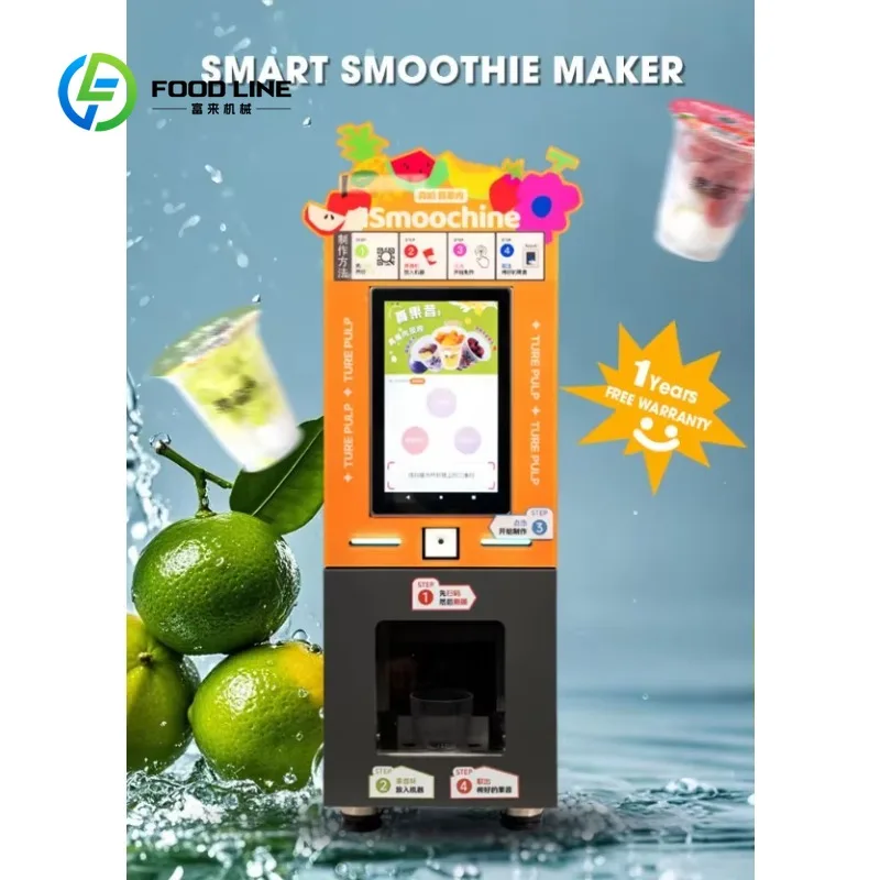 Customized High Efficient Fully Automatic Slush Vending Machine Commercial Slushy Shaved Ice Equipment For Retail Spaces