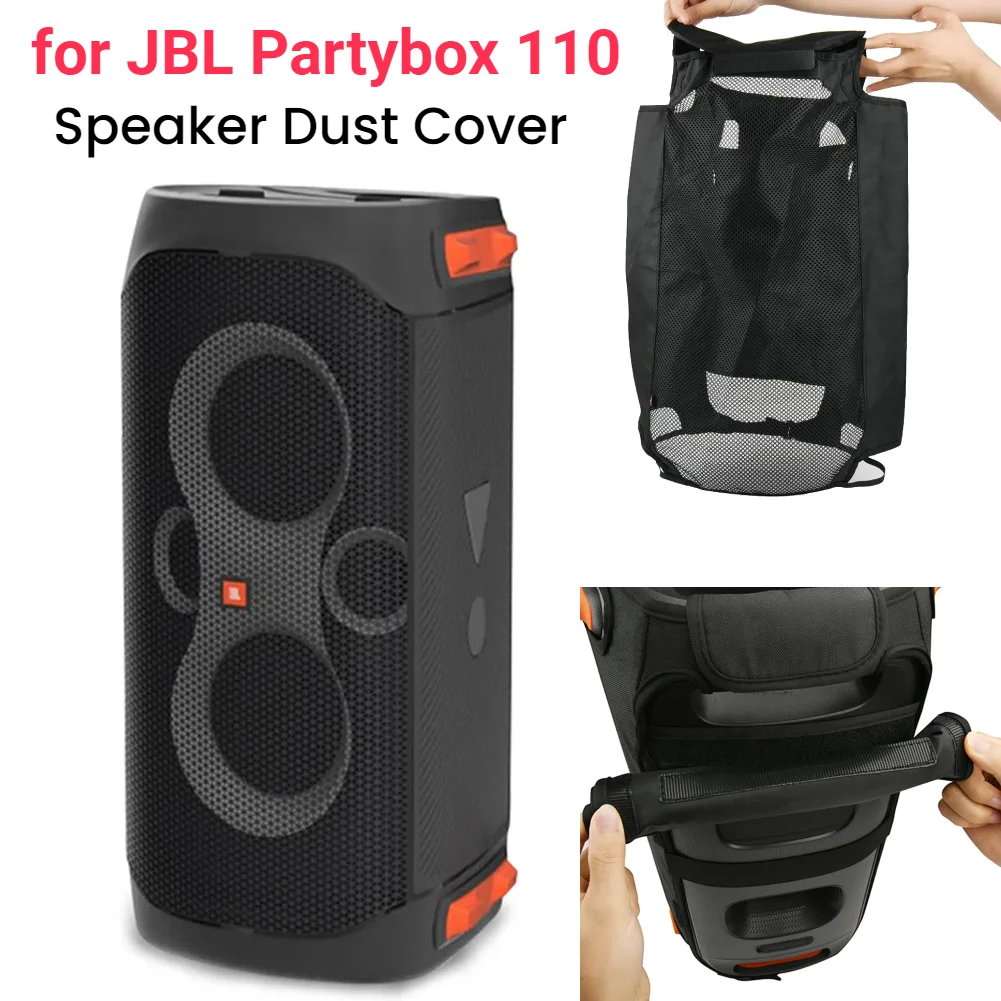 Speaker Dust Cover No Removal Mesh Slip Cover Case Anti Dust Cover Dust Protection Case for JBL Partybox 110 Portable BT Speaker