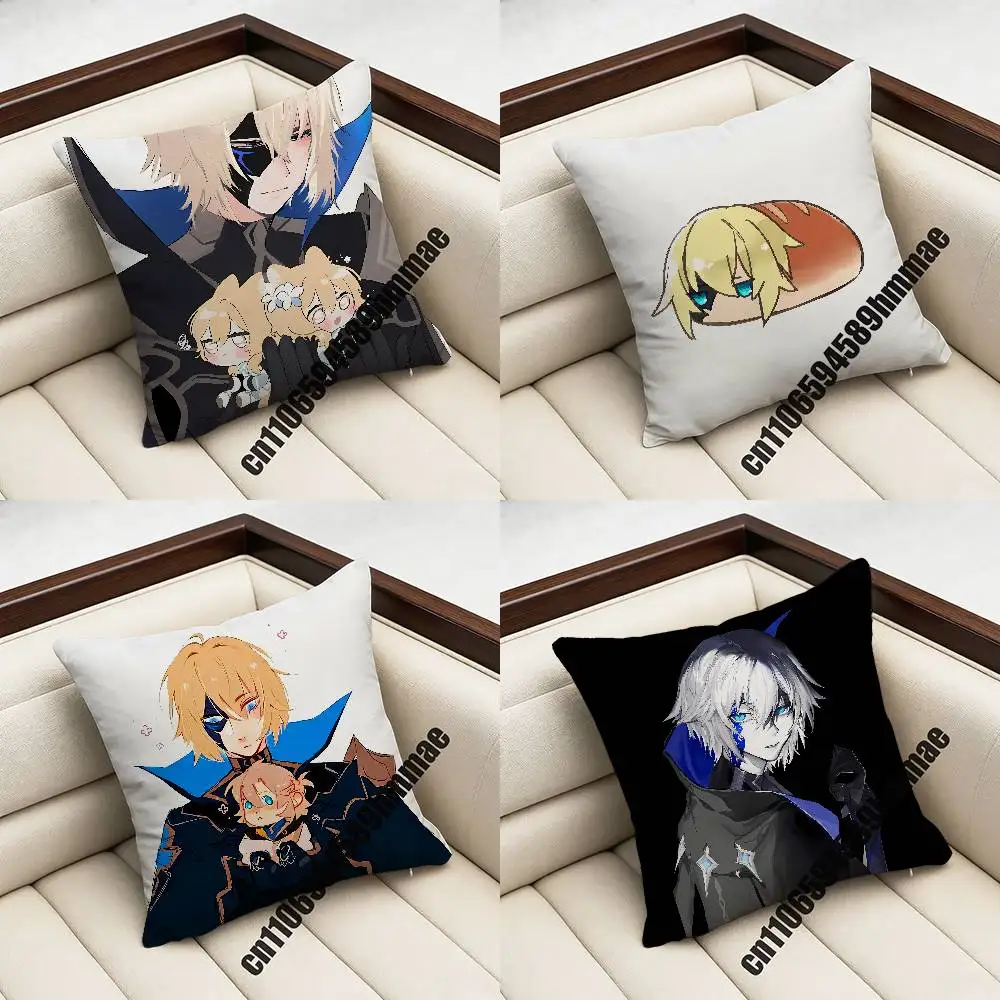 For Dainsleif Genshin Impact Throw Pillow Case Sham 45x45cm 40x40cm Square Car Pillowcase Pad Cushion Cover