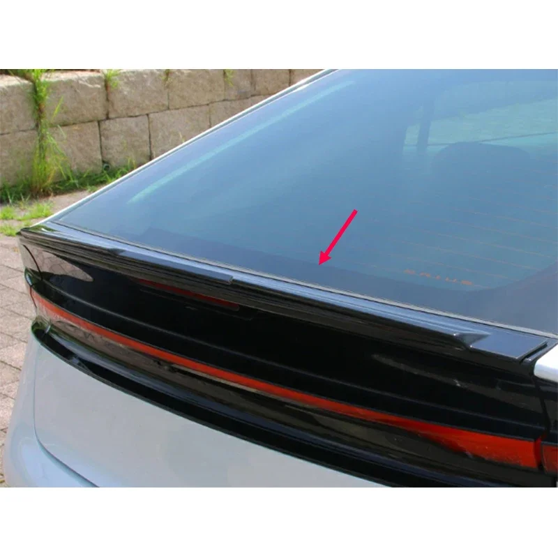 

CAR Accessories For Toyota Prius Hatchback XW60 2023 2024 ABS Black Carbon Fiber Rear Tail Trunk Spoiler Wing Lip