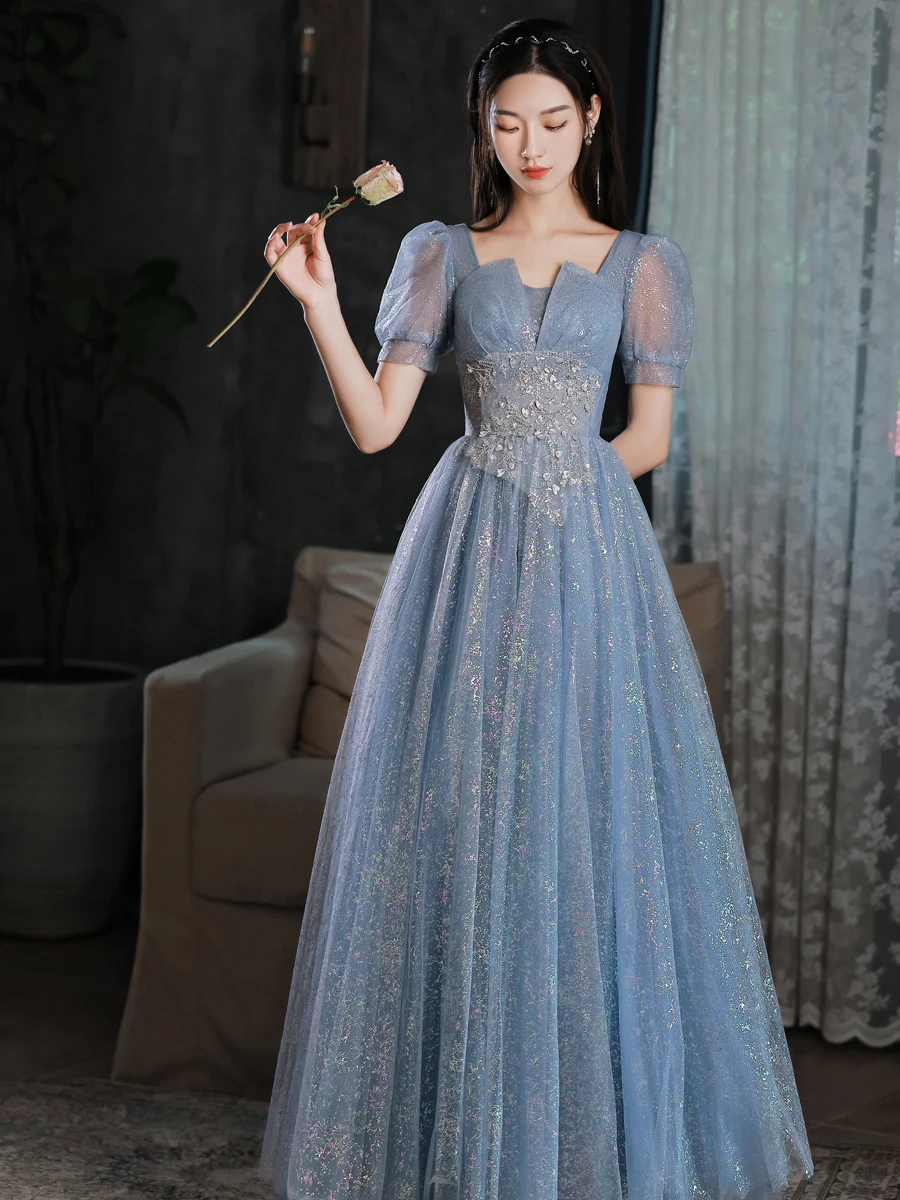 

Ele Evening Gown Women's aduation New 2025 High-End Luxury Host Adult Ceremony Dr Korean Sle Long Floor-Length
