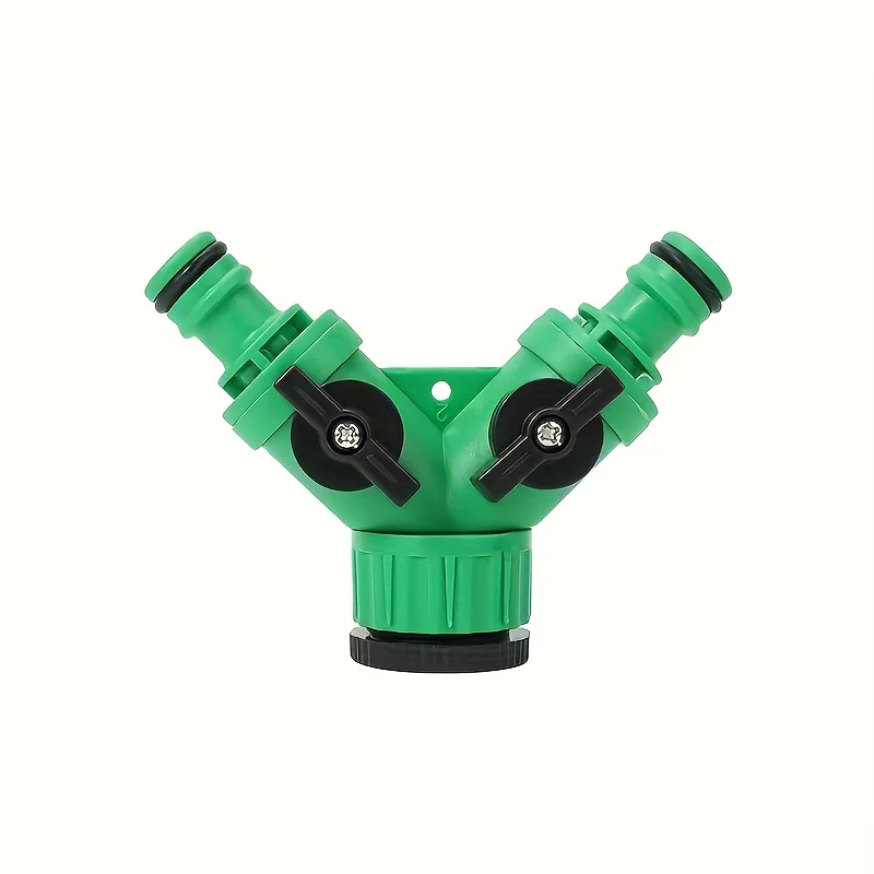 1/2''Turn3/4''YType water-dividing connector hose splitter，Car wash hose diverter accessory，Garden faucet splitter connector，Sui