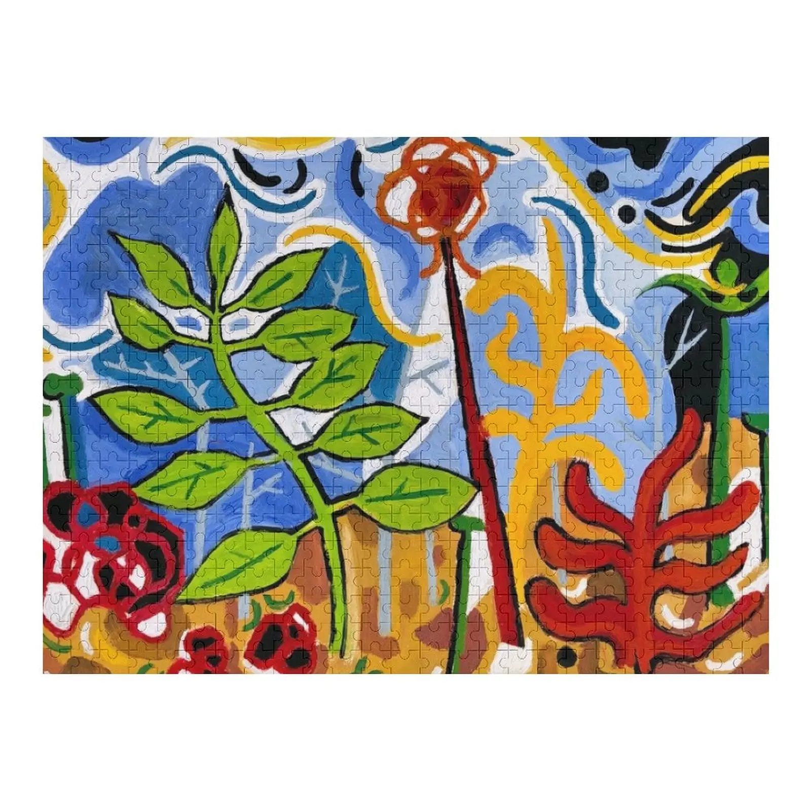 

Imaginary Botanical, 2002 Jigsaw Puzzle Custom Photo Children Personalized Photo Gift Wooden Name Puzzle