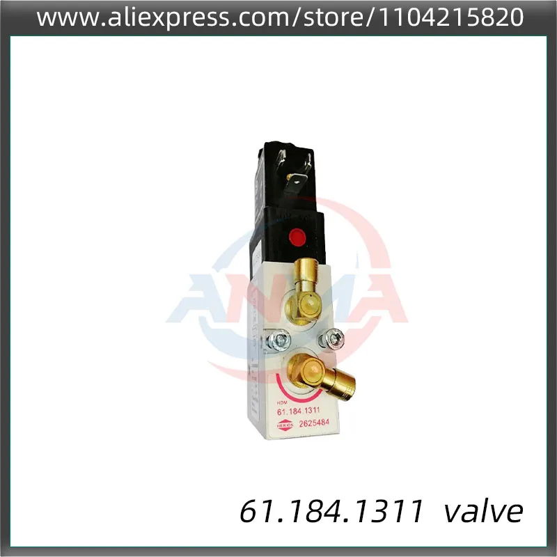 61.184.1311 1 Piece Copper Head Solenoid Valve Printing Machine Parts Valve 61.184.1311 SM52 SM74 SM102 4/2-way Valve