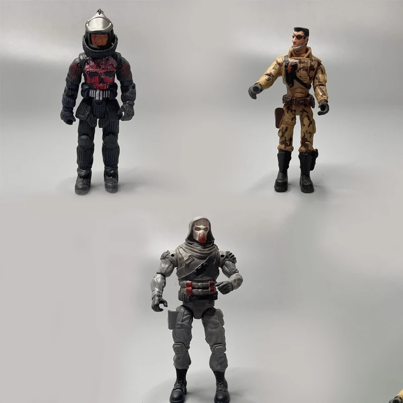 Żołnierz w skali 1:18 Figurka akcji Ruchome stawy Model 3,75 cala Ruchome figurki Ozdoby na prezenty Zabawka Statyczna dekoracja